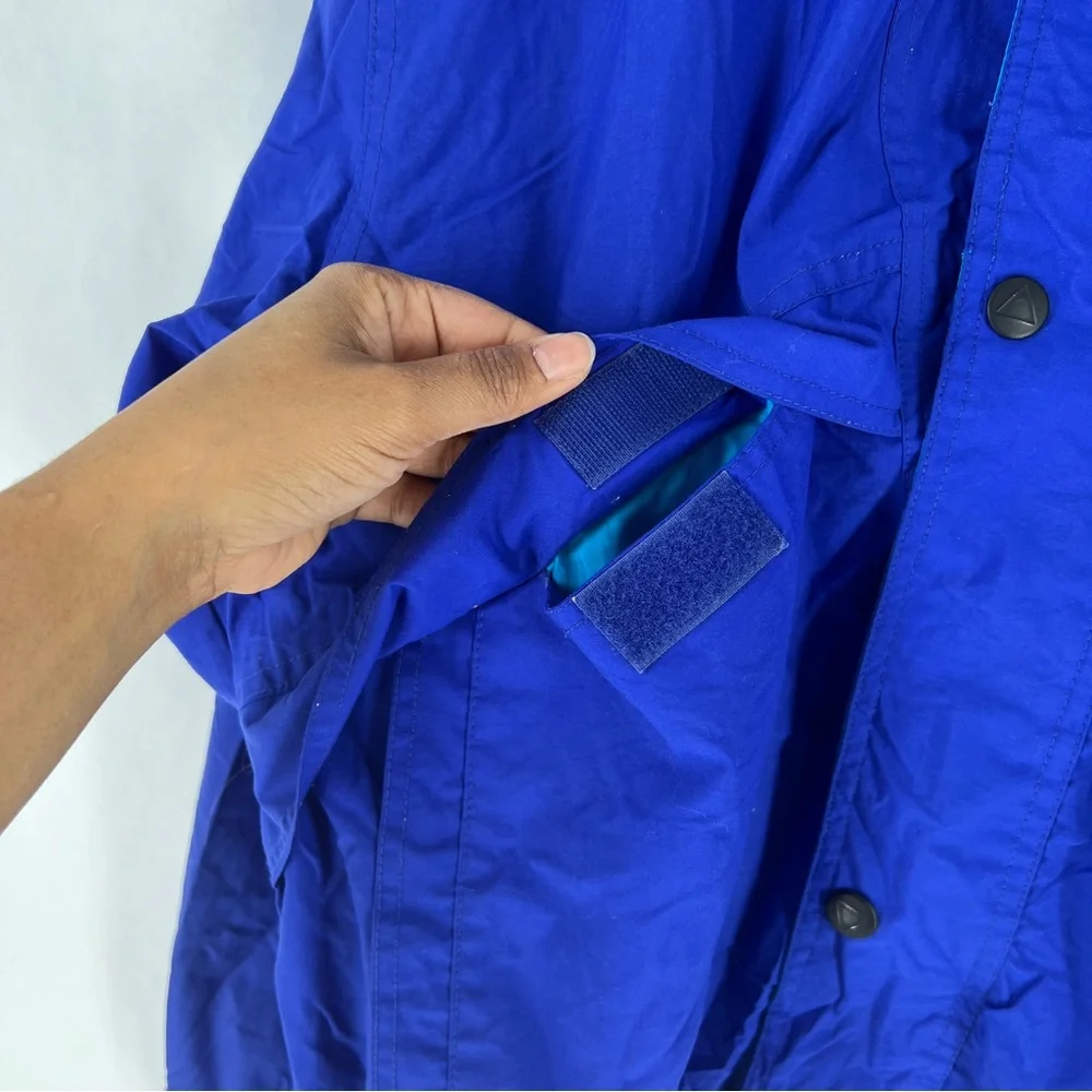 Pacific‎ Trail Vintage Barrier Cloth Jacket Blue Teal Windbreaker Men’s XL 90s